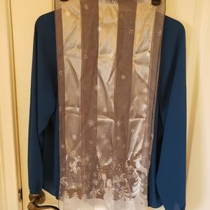 Winter scene scarf